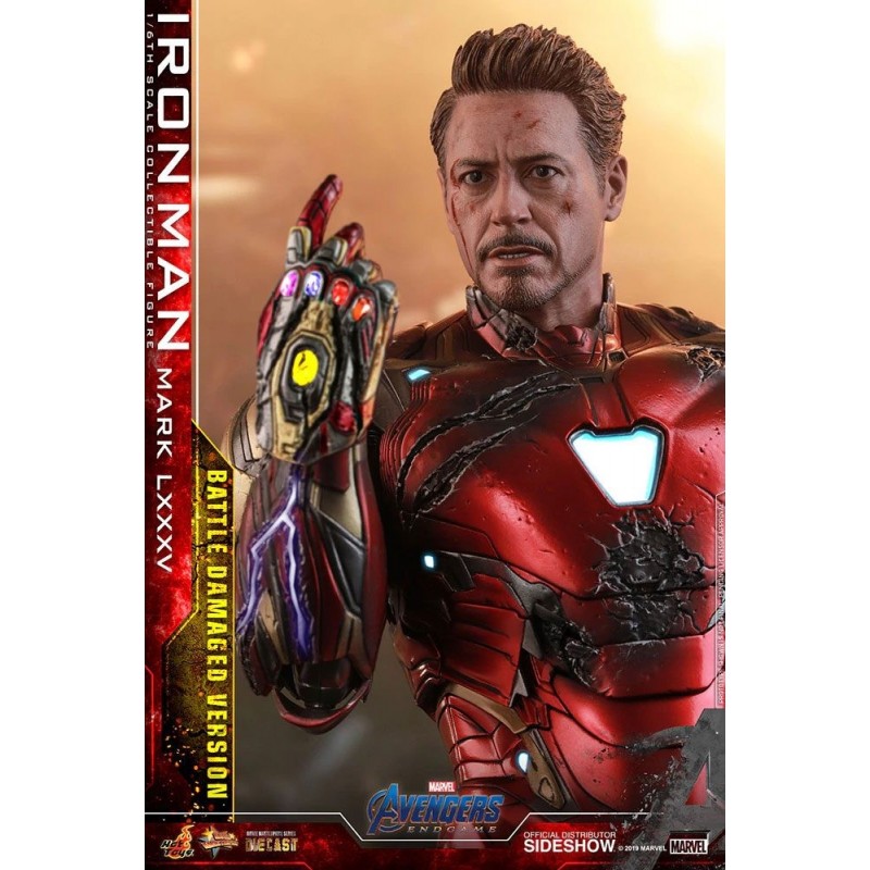 Marvel Hot Toys Iron Man Mark LXXXV Battle Damaged Avengers: Endgame D