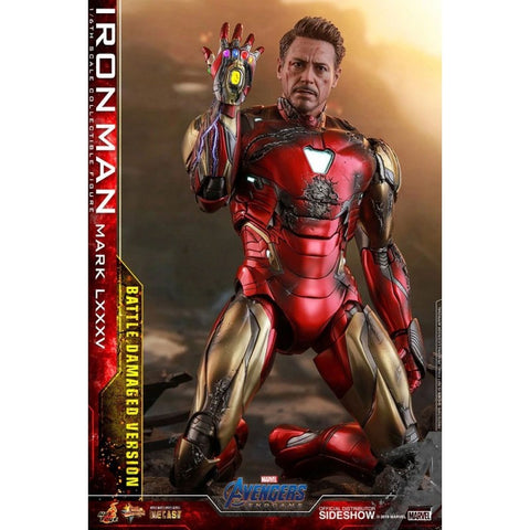 Marvel Hot Toys Iron Man Mark LXXXV Battle Damaged Avengers